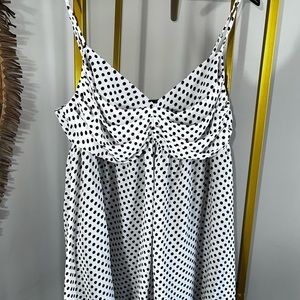 Vertigo Spaghetti Strap Polka Dot Dress